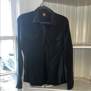 Eddie Bauer Black Button Down Shirt